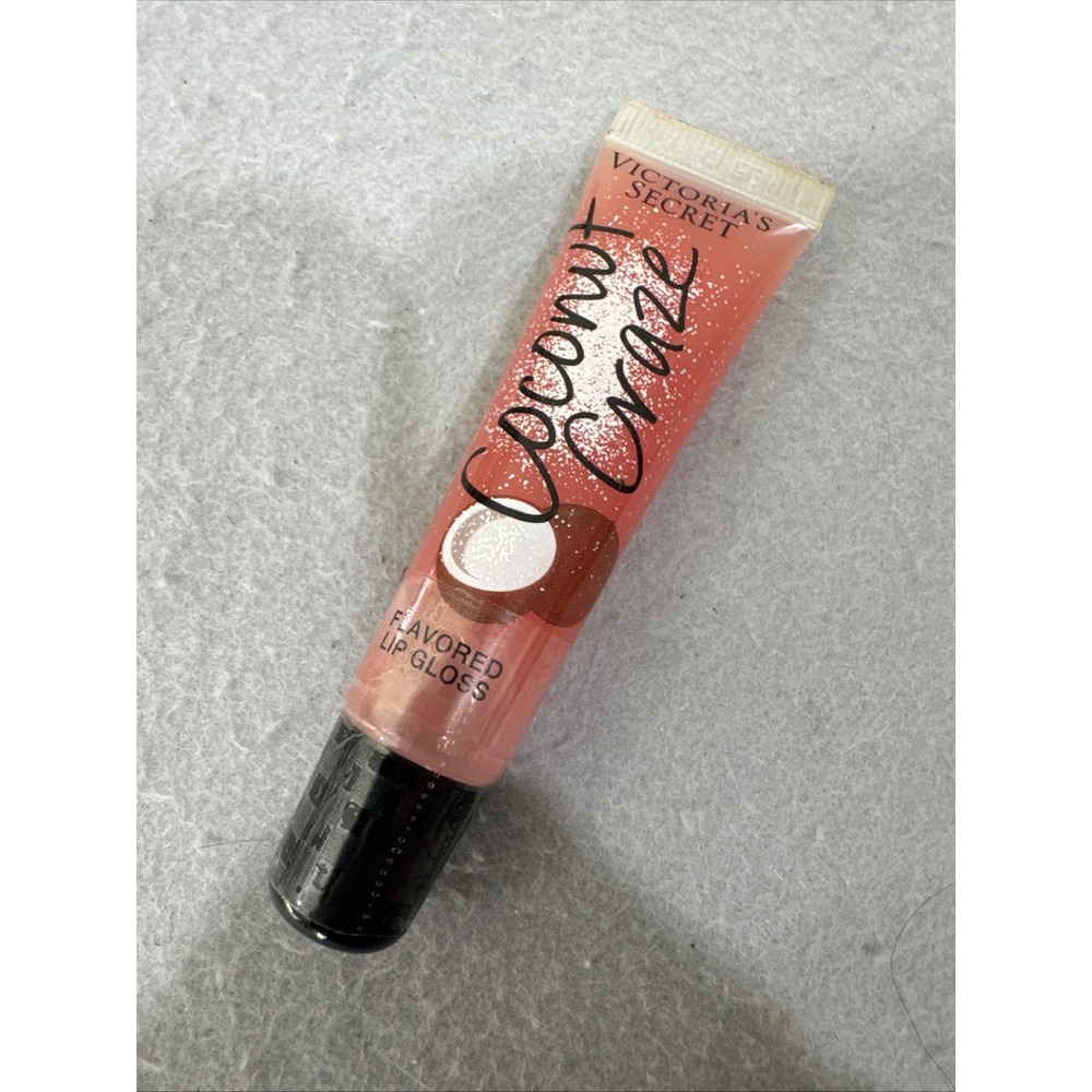 Victoria's Secret Lip Gloss Women Coconut Craze Shimmer Flavored 0.46 oz New